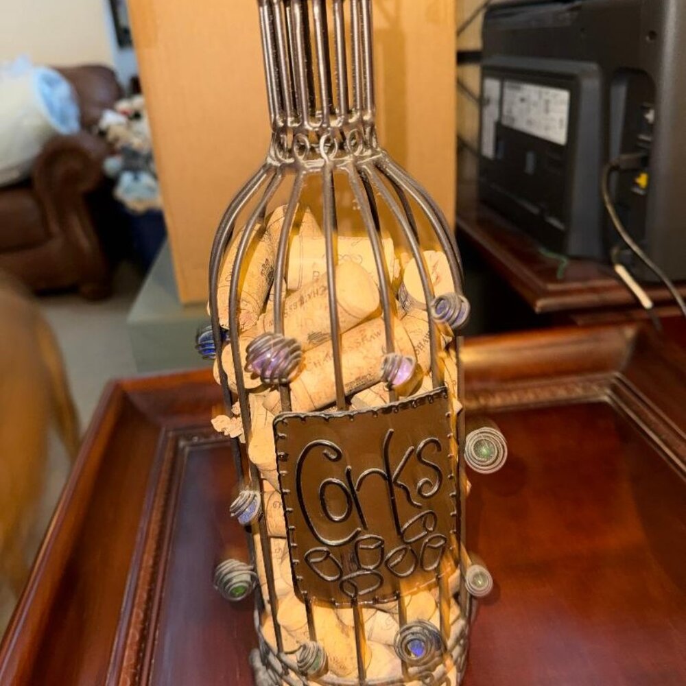 Wine Bottle Cork Holder (excludes corks)